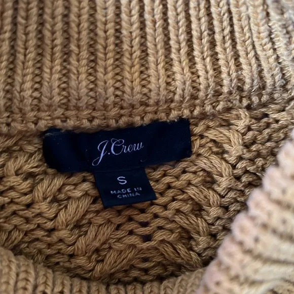 J. Crew Chunky Cable Knit Sweater - Picture 4 of 5